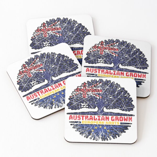 Item preview, European Union EU Europe Australian Australia Tree Roots Flag designed and sold by FlagX.