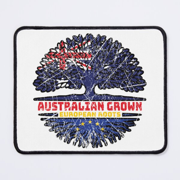 Item preview, European Union EU Europe Australian Australia Tree Roots Flag designed and sold by FlagX.