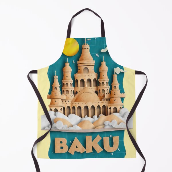 Item preview, Baku, Azerbaijan, Cities of the World, Vintage style Poster designed and sold by emaga.