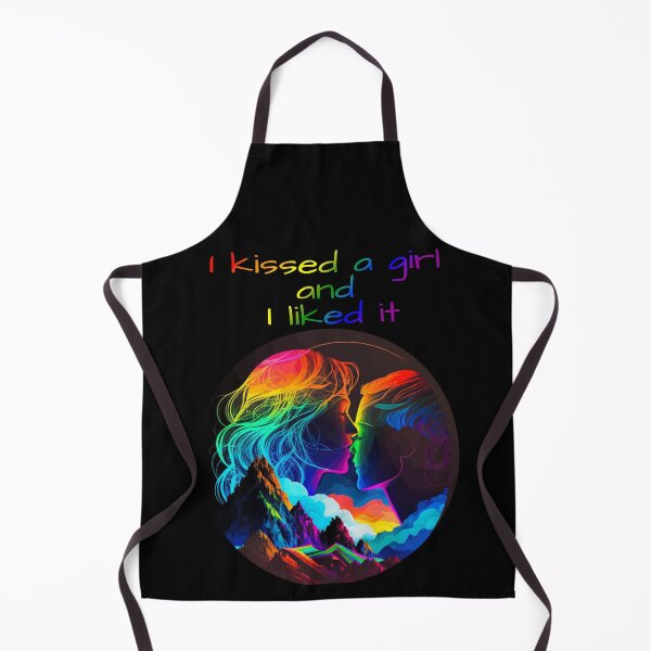 Item preview, I Kissed A Girl and I Liked It Rainbow Pride Flag Colors, Lesbian / Sapphic Pride Design designed and sold by Travelslightly.