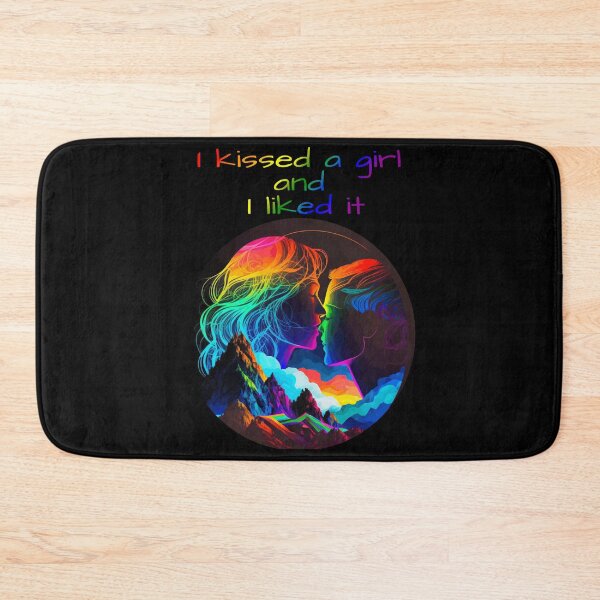 Item preview, I Kissed A Girl and I Liked It Rainbow Pride Flag Colors, Lesbian / Sapphic Pride Design  designed and sold by Travelslightly.