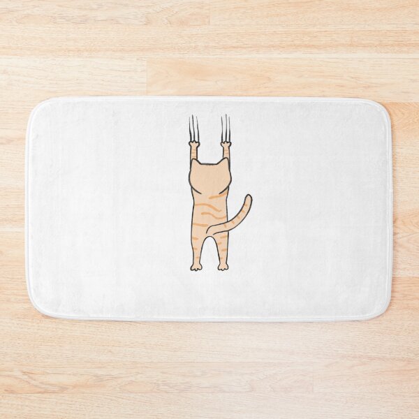 Item preview, Orange cat scratching designed and sold by YQvibe Studio.