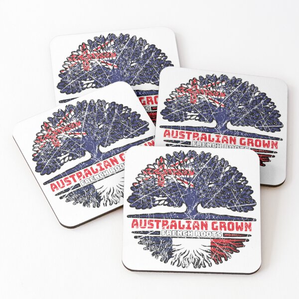 Item preview, France French Australian Australia Tree Roots Flag designed and sold by FlagX.