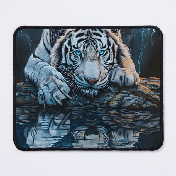 Item preview, Moonlit Majesty | White Tiger designed and sold by FairX.