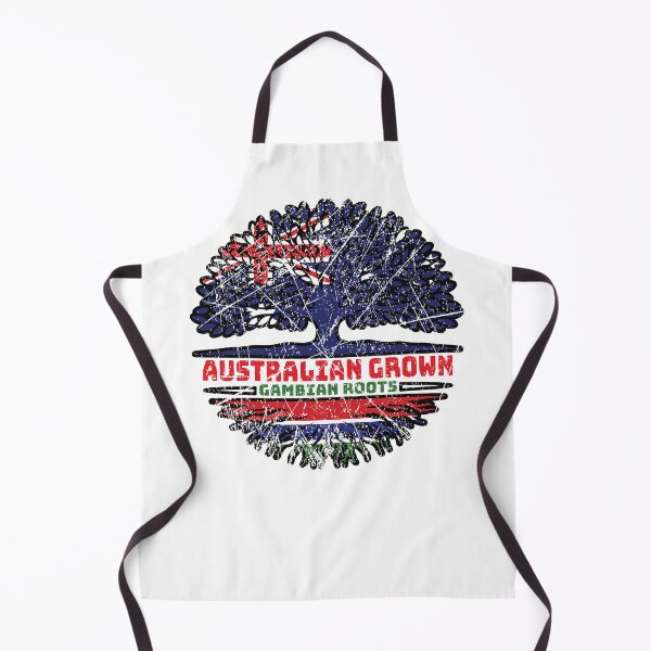 Item preview, Gambia Gambian Australian Australia Tree Roots Flag designed and sold by FlagX.