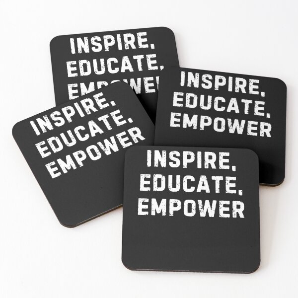 Item preview, Inspire, educate, empower  designed and sold by zugharo2019.