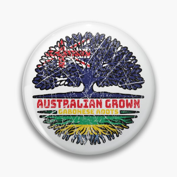 Item preview, Gabon Gabonese Australian Australia Tree Roots Flag designed and sold by FlagX.
