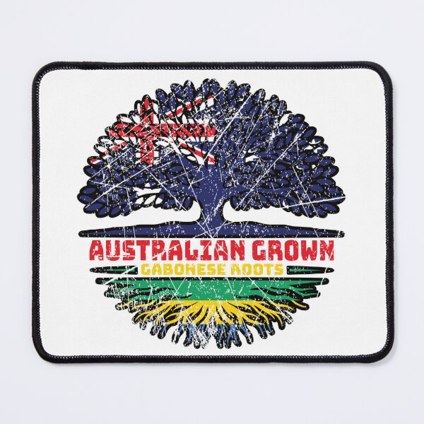 Item preview, Gabon Gabonese Australian Australia Tree Roots Flag designed and sold by FlagX.