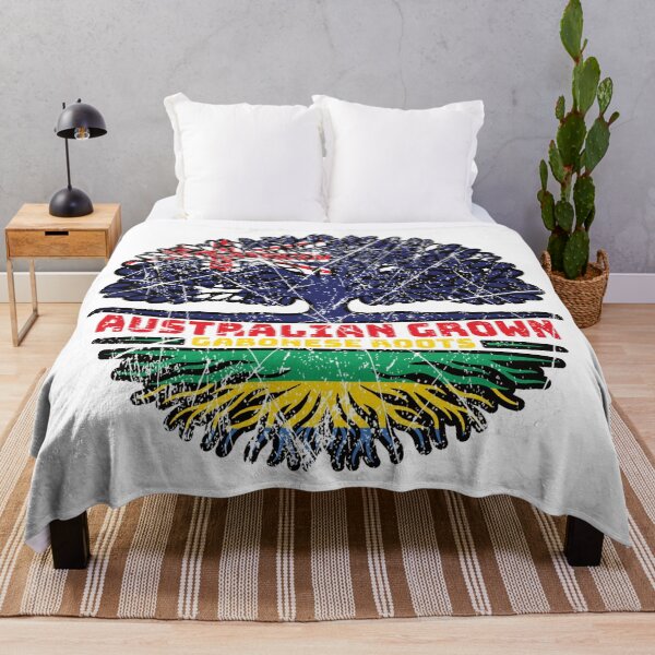 Item preview, Gabon Gabonese Australian Australia Tree Roots Flag designed and sold by FlagX.