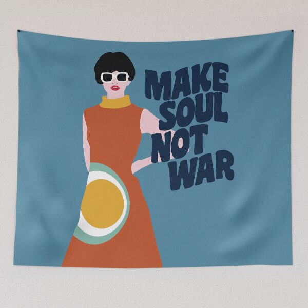 Item preview, Make Soul Not War designed and sold by modernistdesign.