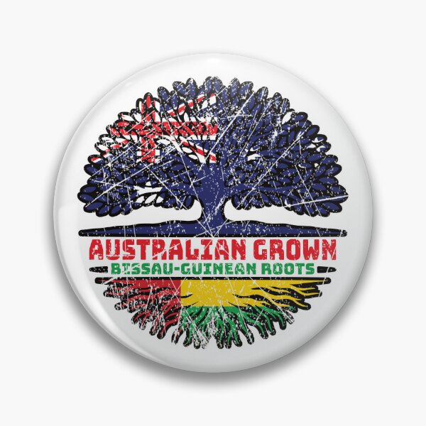 Item preview, Guinea-Bissau Bissau-Guinean Australian Australia Tree Roots Flag designed and sold by FlagX.