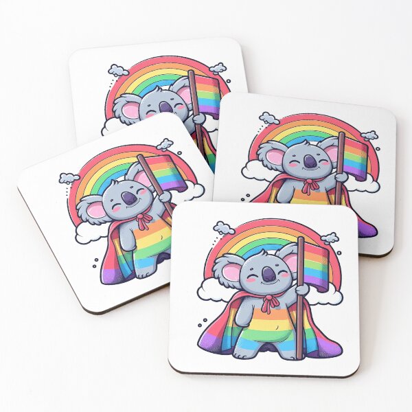 Item preview, Koala Rainbow Flag designed and sold by teesandlove.