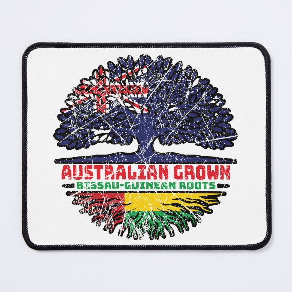 Item preview, Guinea-Bissau Bissau-Guinean Australian Australia Tree Roots Flag designed and sold by FlagX.