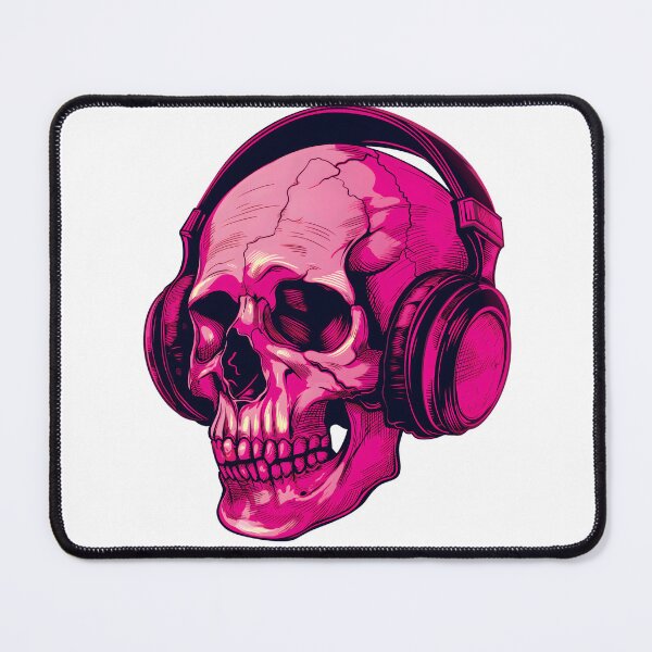 Item preview, Skull with headphones designed and sold by Berlin Ska Club.