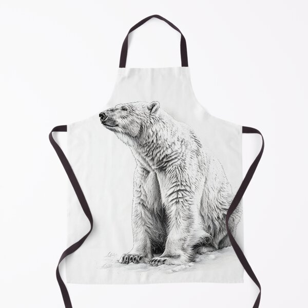 Item preview, Polar bear pencil drawing designed and sold by Pencil-Art.