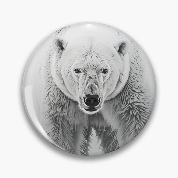Item preview, Polar bear pencil drawing designed and sold by Pencil-Art.