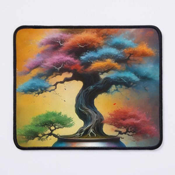 Item preview, Multicolored bonsai in a flower pot designed and sold by Emile-Sabord.