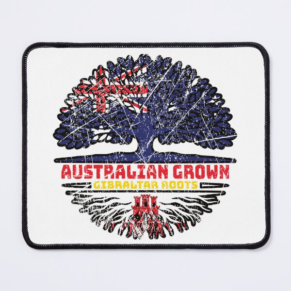 Item preview, Gibraltar Gibraltarian Australian Australia Tree Roots Flag designed and sold by FlagX.