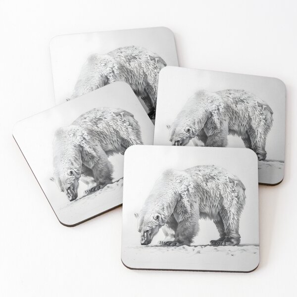 Item preview, Polar bear pencil drawing designed and sold by Pencil-Art.
