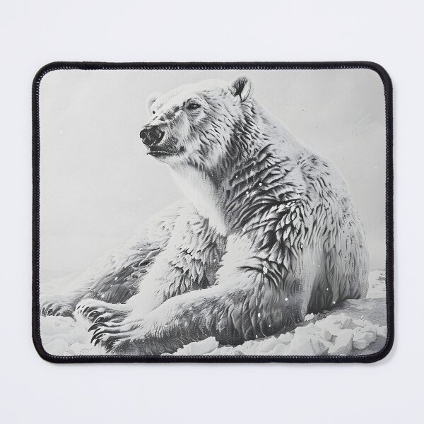 Item preview, Polar bear pencil drawing designed and sold by Pencil-Art.