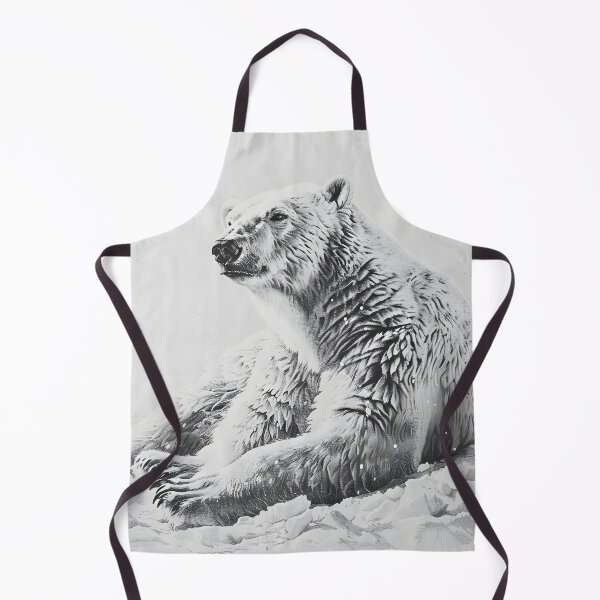 Item preview, Polar bear pencil drawing designed and sold by Pencil-Art.