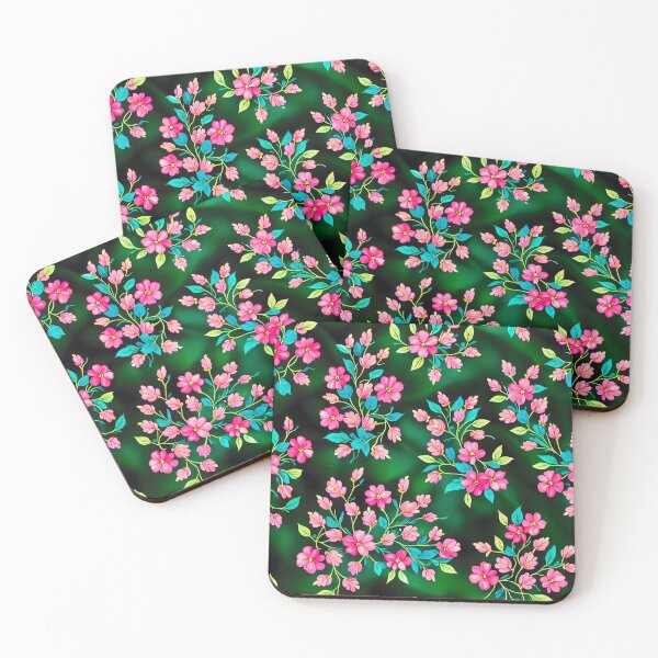 Item preview, Ethereal Blooms Pink Floral Delight Seamless Pattern designed and sold by LamarrDreams13.