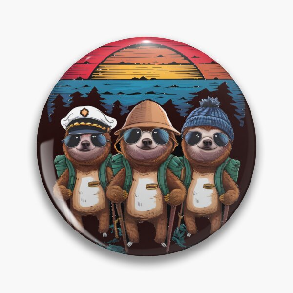 Item preview, sloth hiking team , funny sloth, designed and sold by venavar.