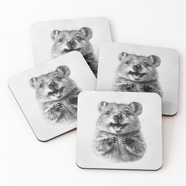 Item preview, Quokkas pencil drawing designed and sold by Pencil-Art.