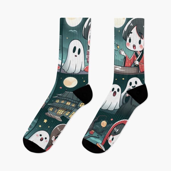 Item preview, “Ghostly Companions: A Night of Spooky Delights designed and sold by aminz4.