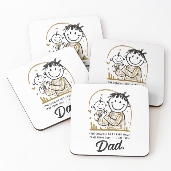 Item preview, Funny Present for dad "THE GREATEST GIFT I EVER HAD CAME FROM GOD , I CALL HIM DAD " designed and sold by MABROTH.
