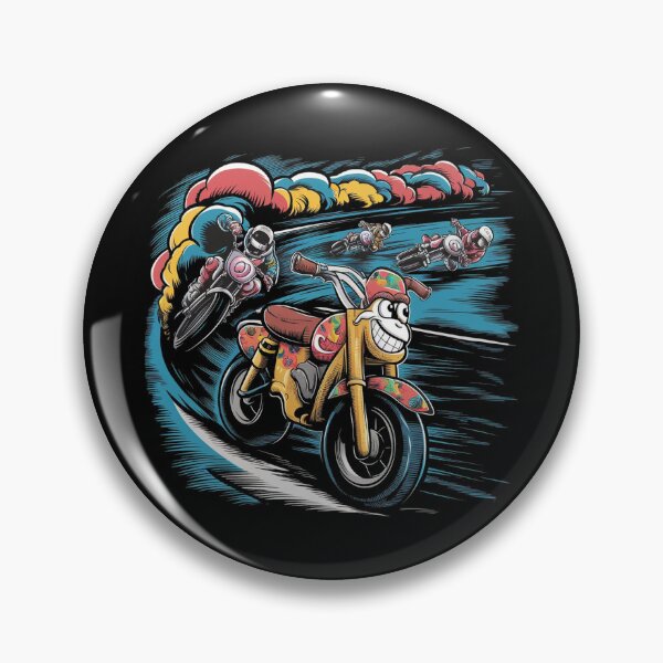 Item preview, A race of fast and colorful motorbikes on the track designed and sold by desinganddecor.