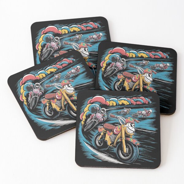Item preview, A race of fast and colorful motorbikes on the track designed and sold by desinganddecor.