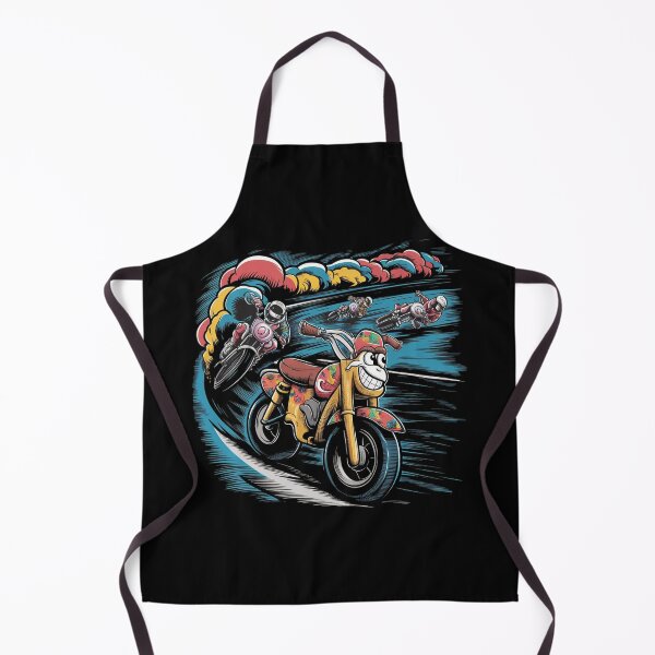 Item preview, A race of fast and colorful motorbikes on the track designed and sold by desinganddecor.