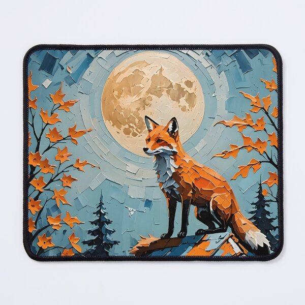 Item preview, Impasto Urban Fox designed and sold by DiscoGypsyFish.