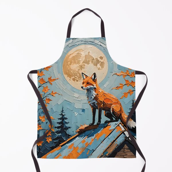 Item preview, Impasto Urban Fox designed and sold by DiscoGypsyFish.
