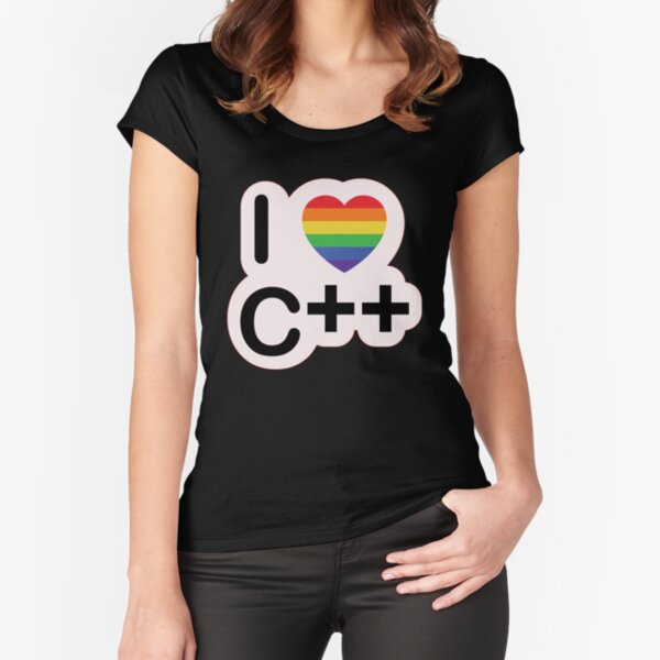 Item preview, Funny Coders and Programmers T-Shirt and Gifts I for C programing Lovers Love C++  designed and sold by Science Engineering Gifts.