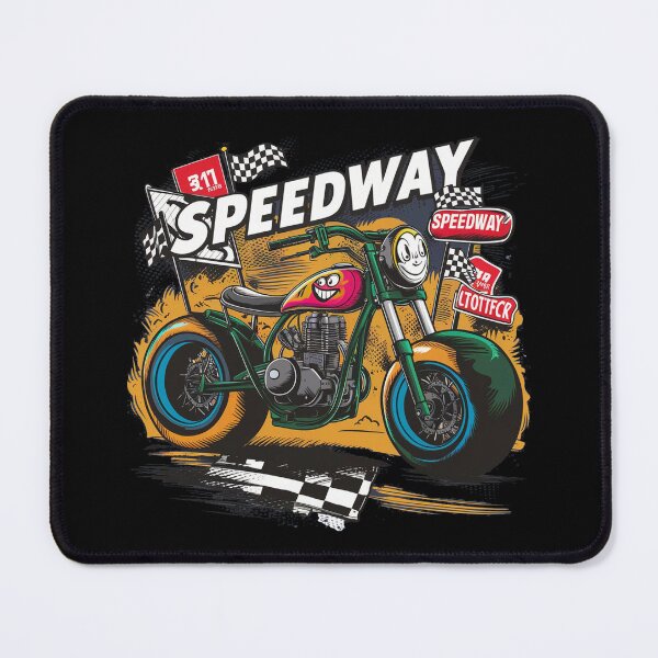 Item preview, A race of fast and colorful motorbikes on the track designed and sold by desinganddecor.