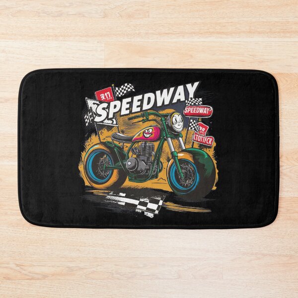 Item preview, A race of fast and colorful motorbikes on the track designed and sold by desinganddecor.