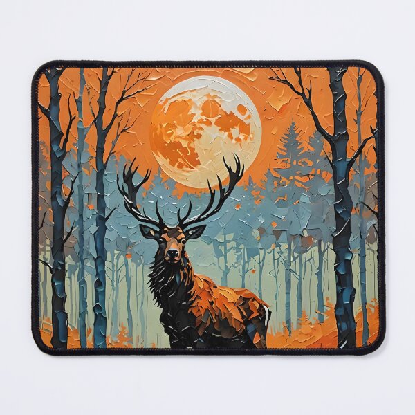 Item preview, Impasto Stag designed and sold by DiscoGypsyFish.