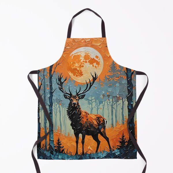 Item preview, Impasto Stag designed and sold by DiscoGypsyFish.