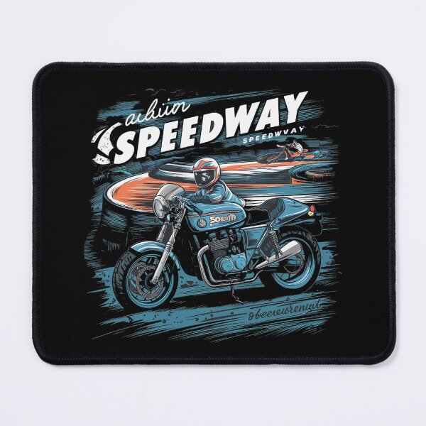 Item preview, A race of fast and colorful motorbikes on the track designed and sold by desinganddecor.