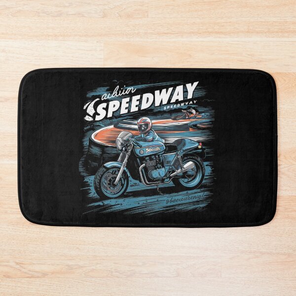 Item preview, A race of fast and colorful motorbikes on the track designed and sold by desinganddecor.