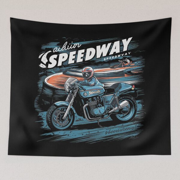 Item preview, A race of fast and colorful motorbikes on the track designed and sold by desinganddecor.