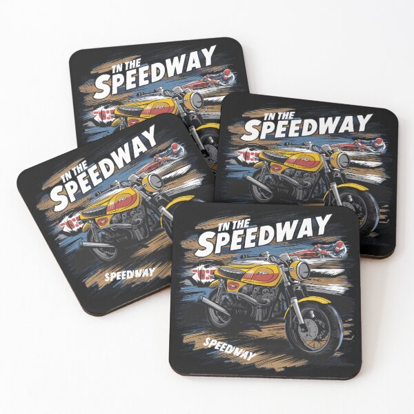 Item preview, A race of fast and colorful motorbikes on the track designed and sold by desinganddecor.