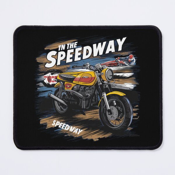 Item preview, A race of fast and colorful motorbikes on the track designed and sold by desinganddecor.