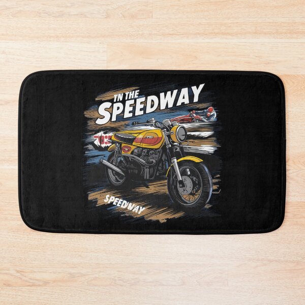 Item preview, A race of fast and colorful motorbikes on the track designed and sold by desinganddecor.