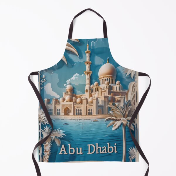 Item preview, Abu Dhabi, UAE, Cities of the World, Vintage style Poster designed and sold by emaga.