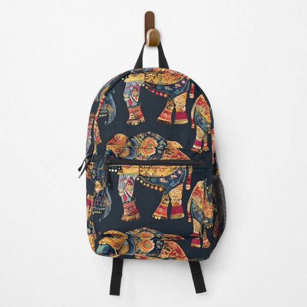 Item preview, Repeating pattern of Thai elephants adorned with ornate blankets designed and sold by DMay-art.