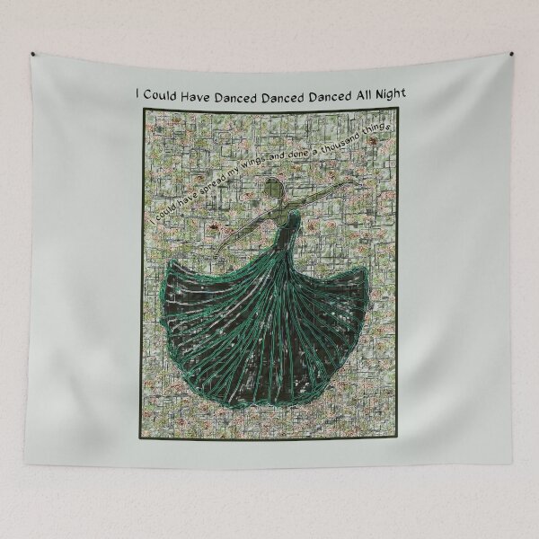 Item preview, Danced All Night With Words designed and sold by Finding Fortuity.