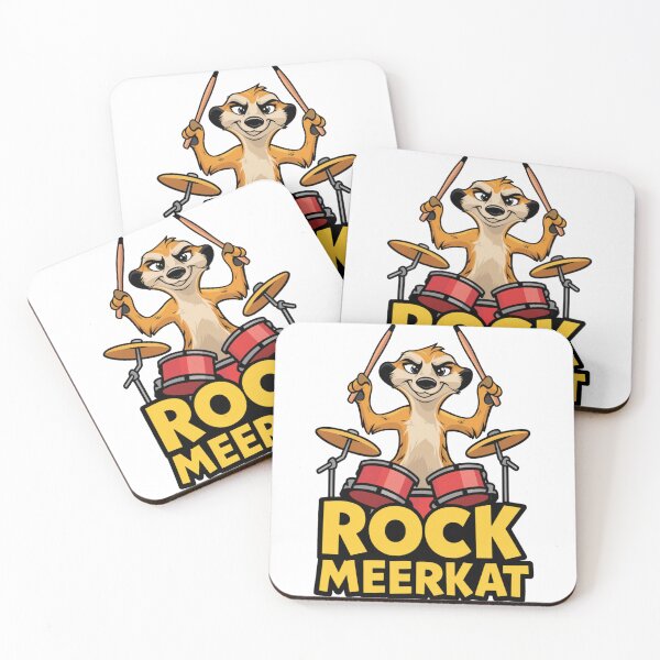 Item preview, Rock Meerkat - Funny Meerkat Design designed and sold by vk09.